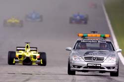 Pace car leads the field in Malaysia